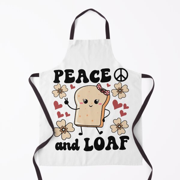 Item preview, Peace and Loaf | Cute and Funny Girl Toast with A Peace Sign designed and sold by PearlMoonGrapes.