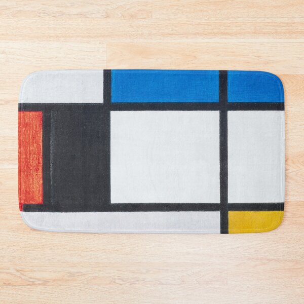 Item preview, Composition with Large Blue Plane, Red, Black, Yellow, and Gray by Piet Mondrian designed and sold by BossyCatHome.