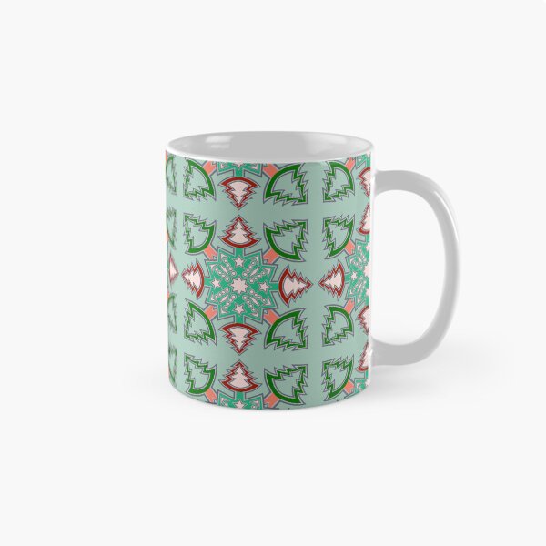 Item preview, Floral Christmas Tree Snow Flake - Tile Repeat Pattern   designed and sold by SemDesigns1.