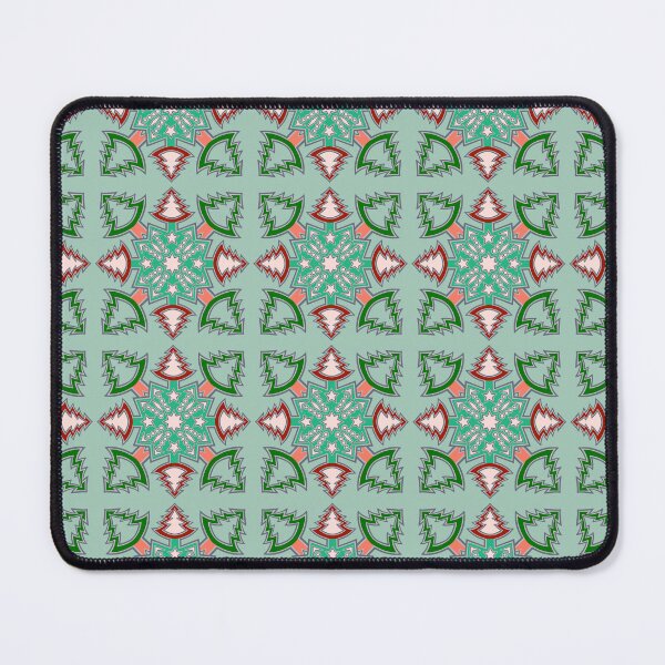 Item preview, Floral Christmas Tree Snow Flake - Tile Repeat Pattern   designed and sold by SemDesigns1.