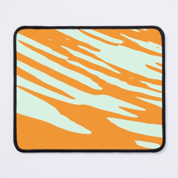 Item preview, Yellow turquoise abstract lines random pattern  designed and sold by DAHAS.