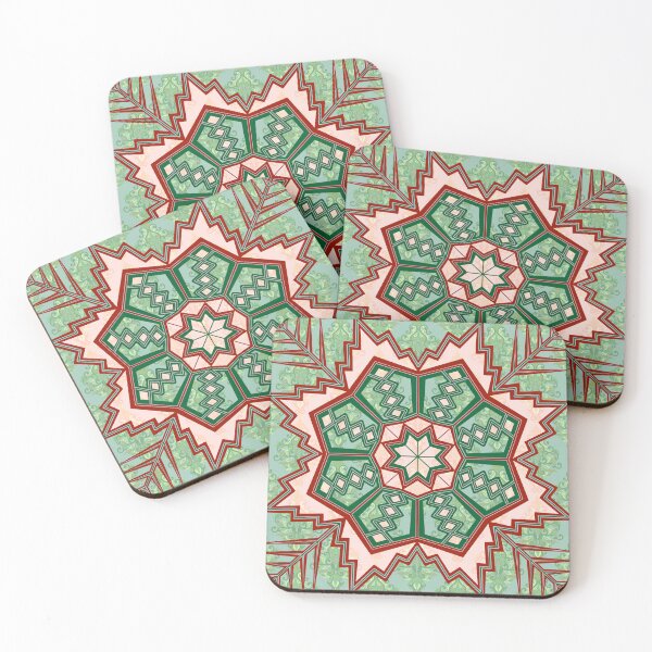 Item preview, Floral Snow Flake Tile Repeat Pattern   designed and sold by SemDesigns1.