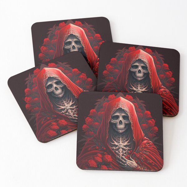 Item preview, Red Roses Santa Muerte designed and sold by ingutted.
