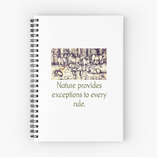 Item preview, Nature Provides Exceptions designed and sold by CrankyOldDude.