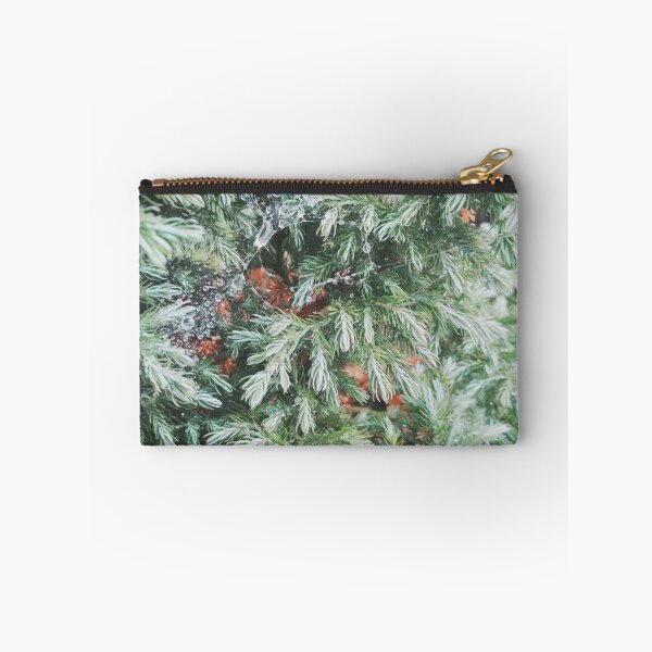 Item preview, Fir tree covered with drops of rain designed and sold by helenkaiy.