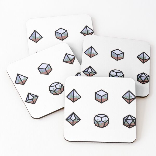 Item preview, Terrarium DnD Dice Set designed and sold by LeaBee13.