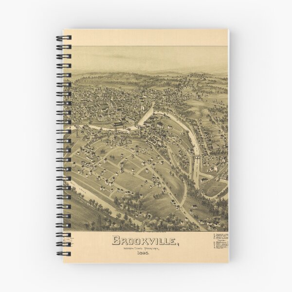 Item preview, Brookville, Pennsylvania (1895) designed and sold by allhistory.