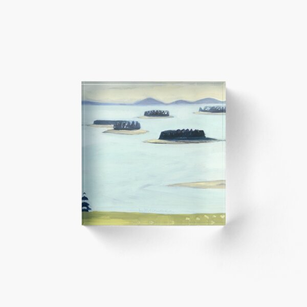 DISTANT DEER ISLE Acrylic Block