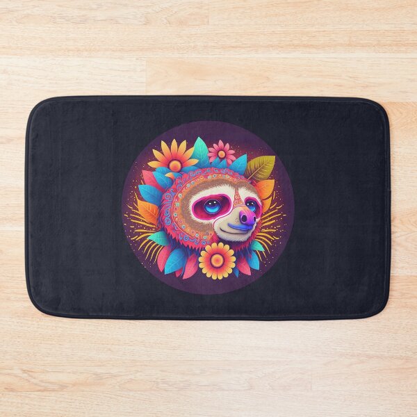 Item preview, Ready for the Parade: Cute Sloth in Colorful Carnival Attir designed and sold by ceemyvision.