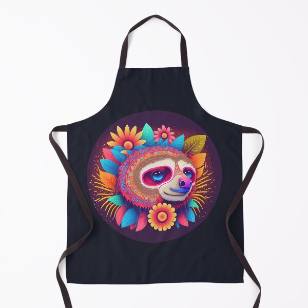 Item preview, Ready for the Parade: Cute Sloth in Colorful Carnival Attir designed and sold by ceemyvision.