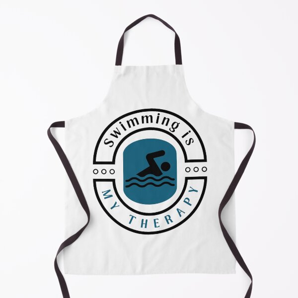 Item preview, Swimming is my therapy motivational design designed and sold by DigitalMagShop.