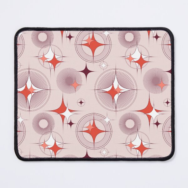 Item preview, Mid-century modern starburst on cream designed and sold by starseedgems.