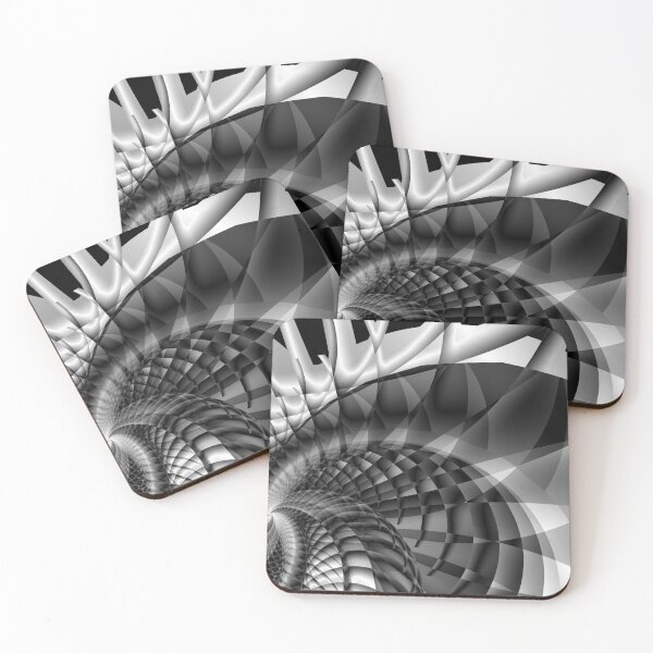 Item preview, Architecture 101 fractal structure, black, white designed and sold by Glimmersmith.