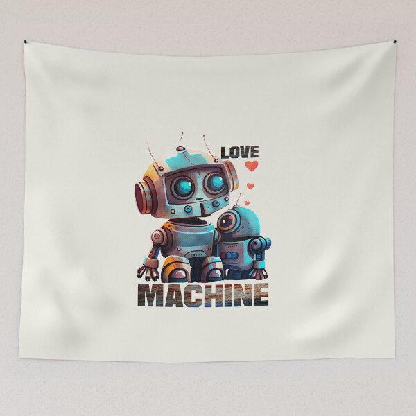 Item preview, Robot Love: Love Machine Very Cute designed and sold by DieselElkins.