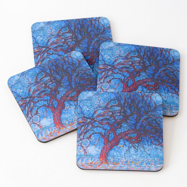 Item preview, Avond (Evening) The Red Tree (1910) by Piet Mondrian designed and sold by BossyCatHome.