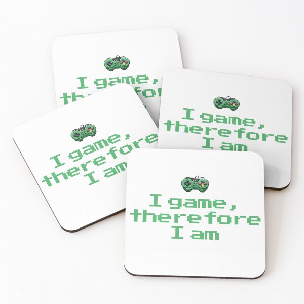Item preview, I game, therefore I am designed and sold by RoboRaphael.