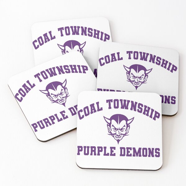 Item preview, Coal Township High School Purple Demons (Purple Logo) designed and sold by COALREGIONTEAMS.