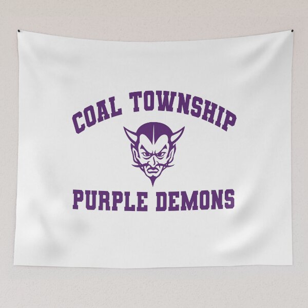 Item preview, Coal Township High School Purple Demons (Purple Logo) designed and sold by COALREGIONTEAMS.