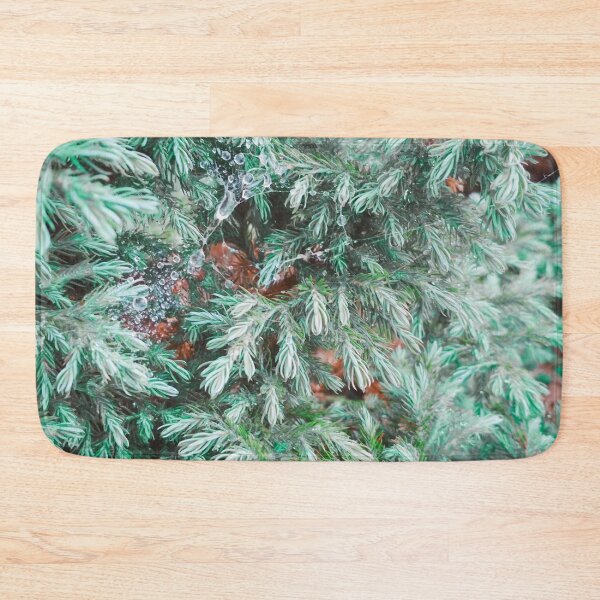 Item preview, Fir tree covered with drops of rain designed and sold by helenkaiy.