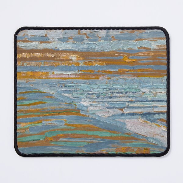 Item preview, View from the Dunes with Beach and Piers, Domburg (1909) by Piet Mondrian designed and sold by BossyCatHome.