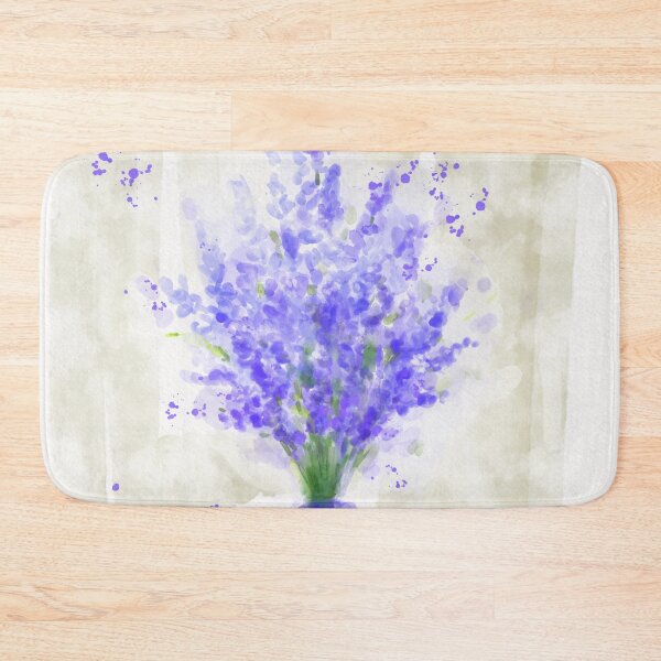 Item preview, Purple  Flowers painting floral watercolor art lavender flowers painting designed and sold by Tamarioniart.