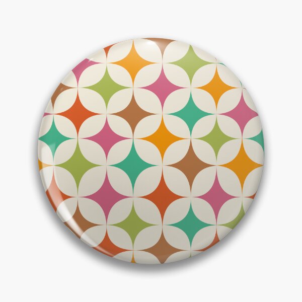 Item preview, Colorful Mid Century Retro Stars Pattern  designed and sold by Yasminepatterns .