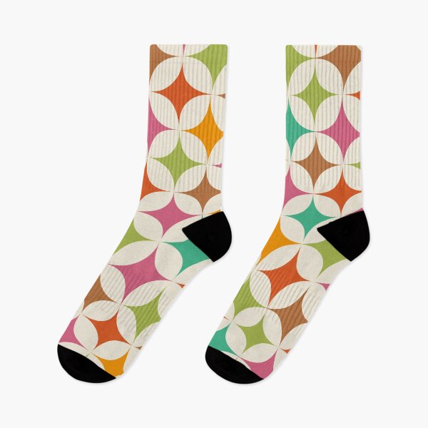 Item preview, Colorful Mid Century Retro Stars Pattern  designed and sold by Yasminepatterns .