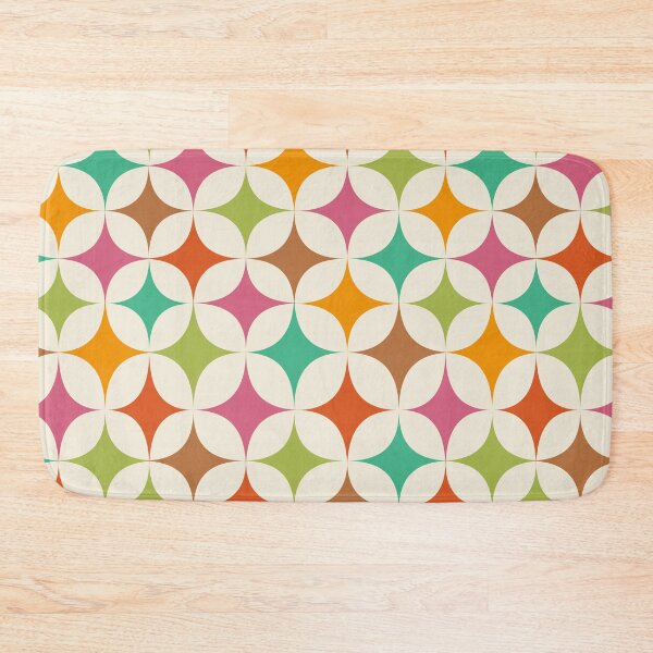 Item preview, Colorful Mid Century Retro Stars Pattern  designed and sold by Yasminepatterns .