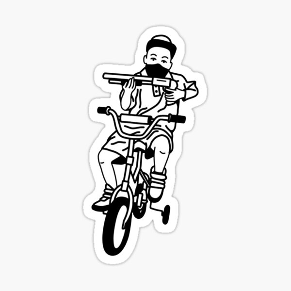 Wall Decal BMX Bike Posters Cyclist Teen Room Wall Tattoo Urban Style  Stickers | eBay