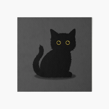 Aesthetic Fluffy Black Cat Rug – Katze Home