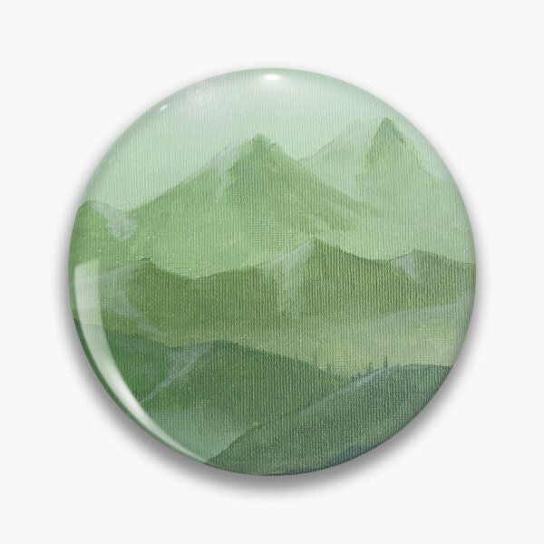 Item preview, Green mountains canvas painting designed and sold by echoart5.