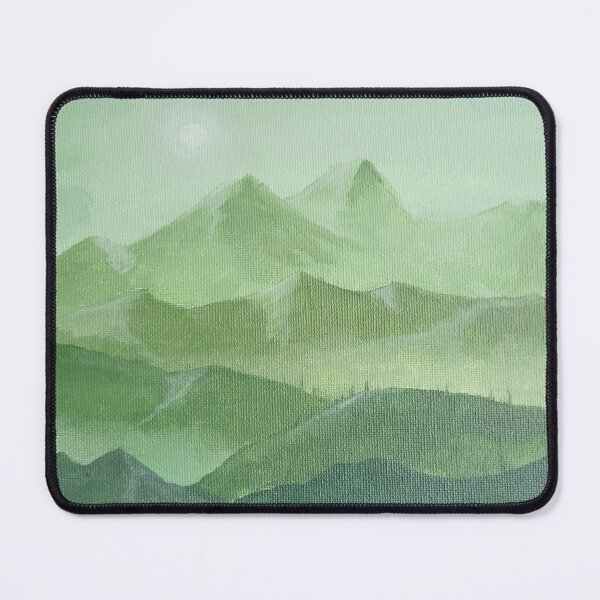 Item preview, Green mountains canvas painting designed and sold by echoart5.