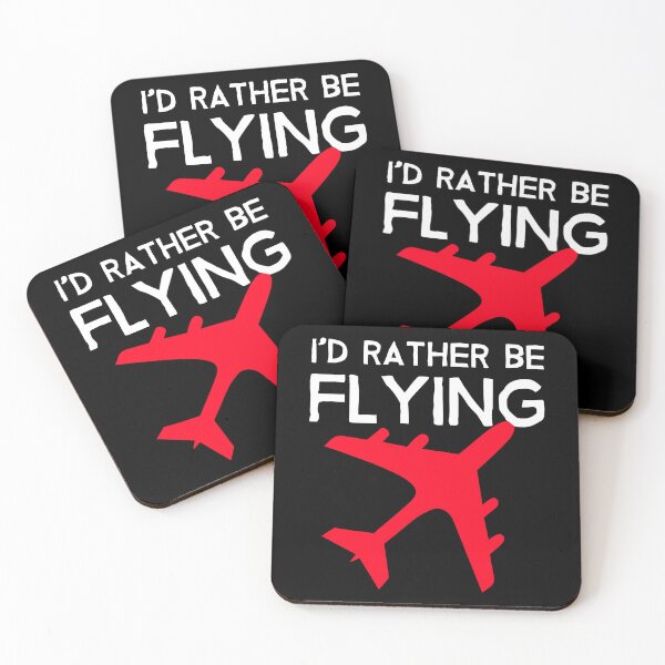 Item preview, Id Rather be Flying - Airplane Lover Quote - Aviation Saying designed and sold by Ikaroots.