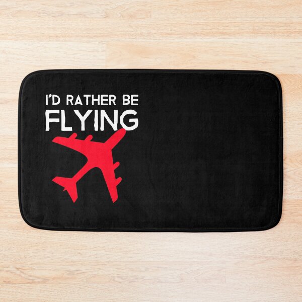 Item preview, Id Rather be Flying - Airplane Lover Quote - Aviation Saying designed and sold by Ikaroots.