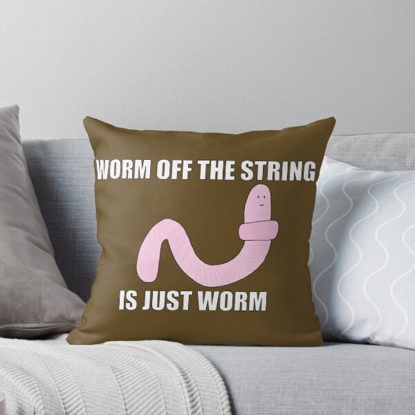 Item preview, Worm off the string - It's just worm designed and sold by NonbinarySarah.