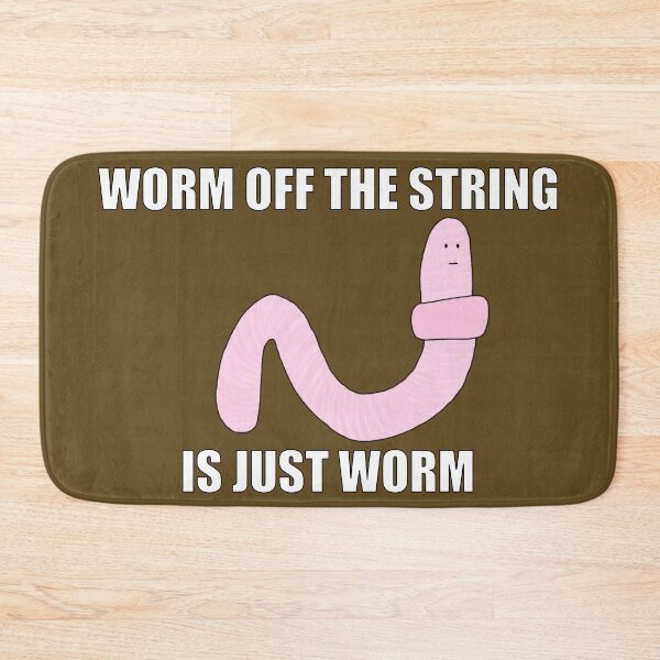 Item preview, Worm off the string - It's just worm designed and sold by NonbinarySarah.