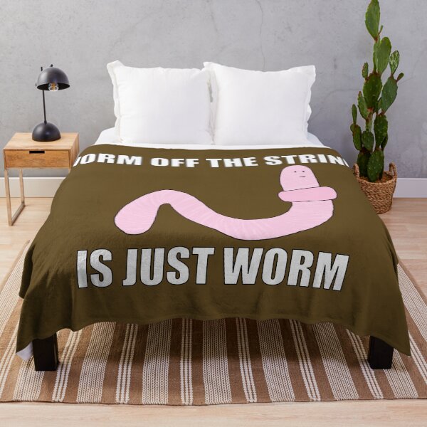 Item preview, Worm off the string - It's just worm designed and sold by NonbinarySarah.