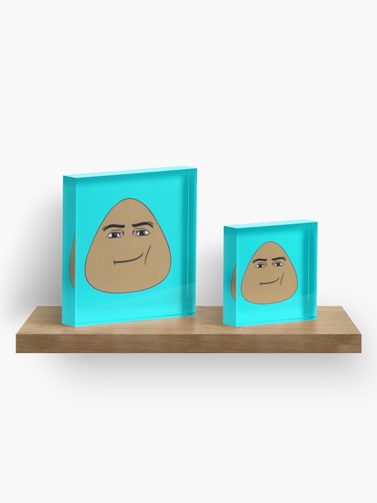 Pou Meme | Acrylic Block