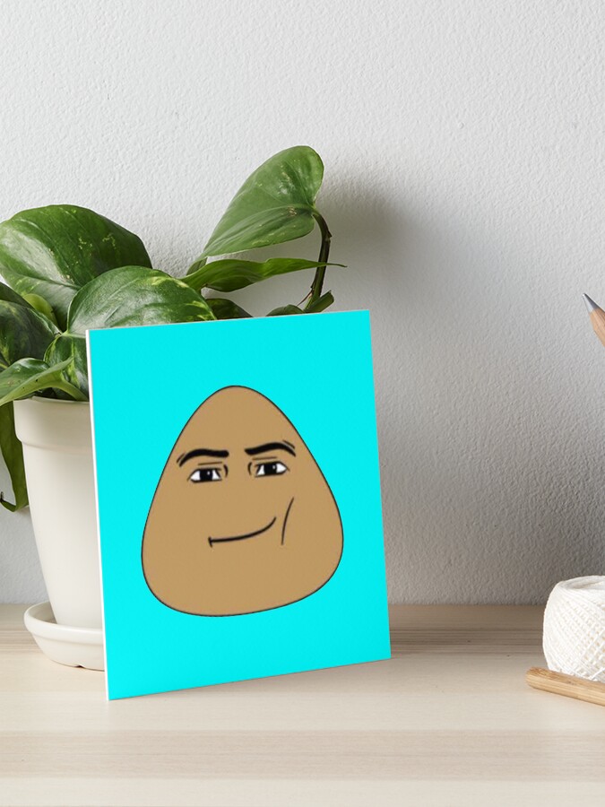 Pou Meme Sticker for Sale by tttatia