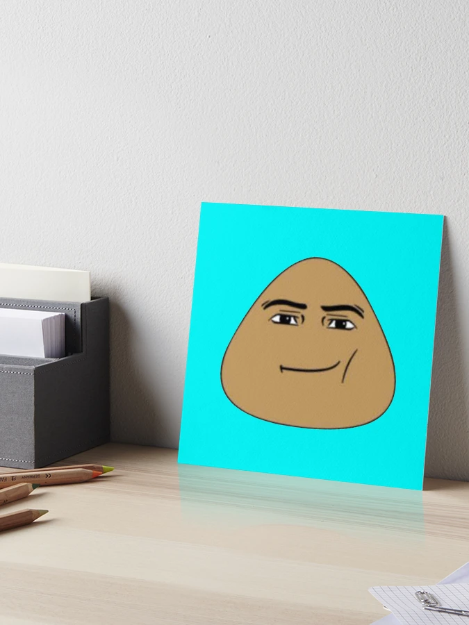 Pou Meme Canvas Print for Sale by tttatia