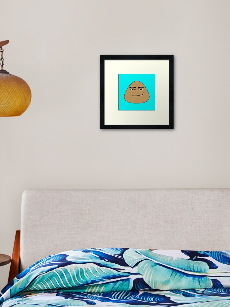 Pou Meme | Framed Art Print