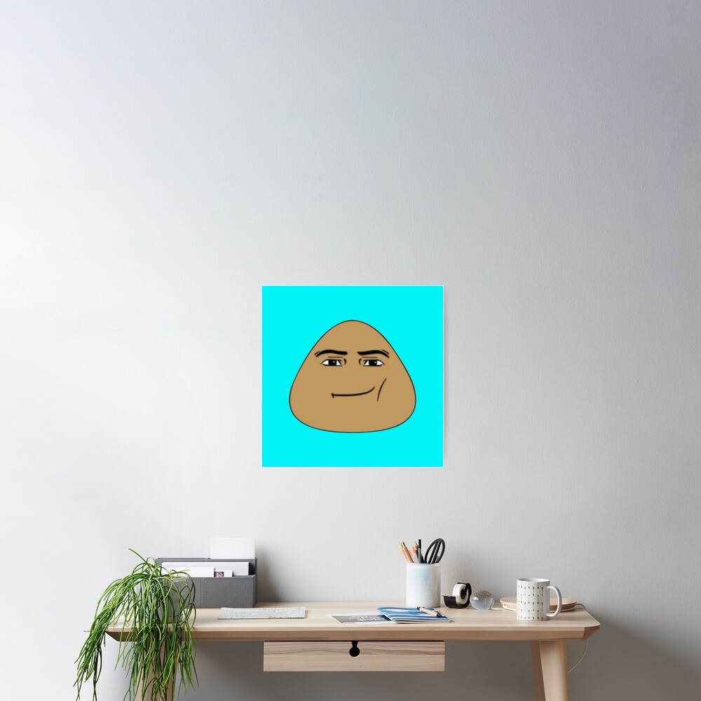 Pou Meme | Framed Art Print