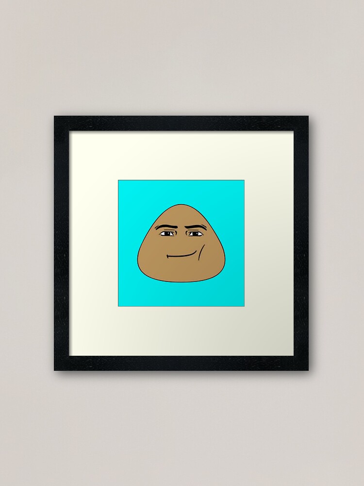 Pou Meme | Framed Art Print