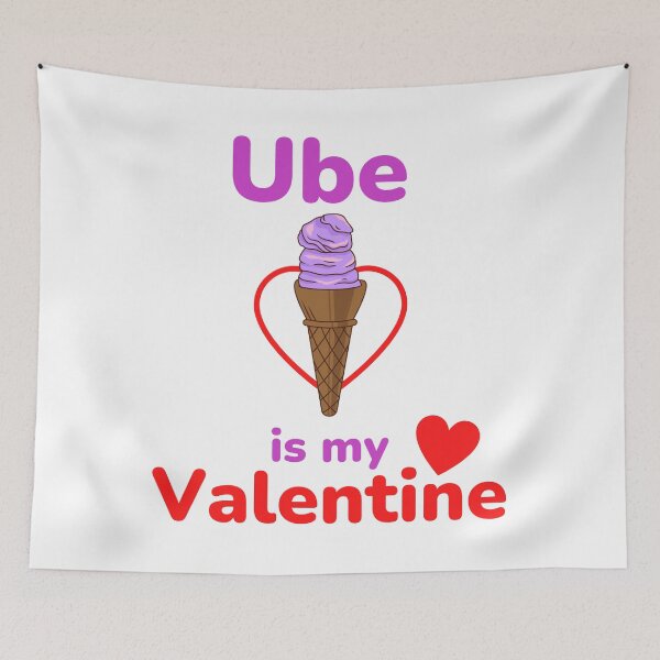 Item preview, Ube is my Valentine designed and sold by photocatphoto.
