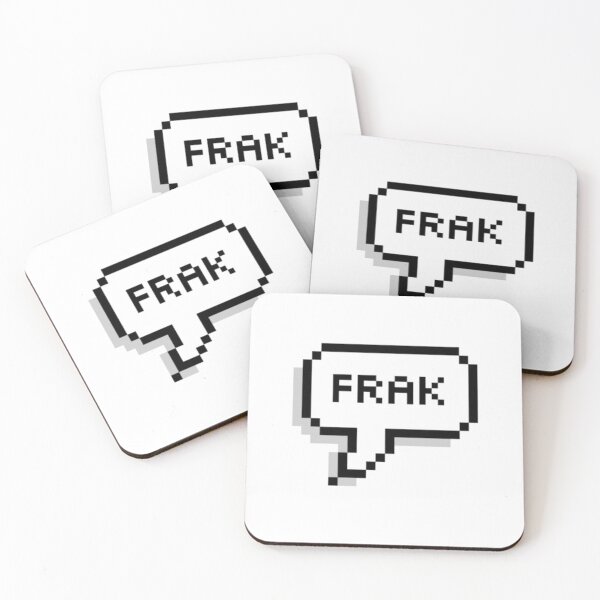 Item preview, Frak Video Game quote sticker  designed and sold by Organic Creeps.