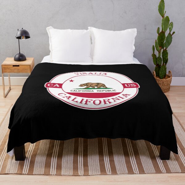 Item preview, Visalia California Flag USA Seal Stamp Badge Travel Souvenir designed and sold by TeeHome.