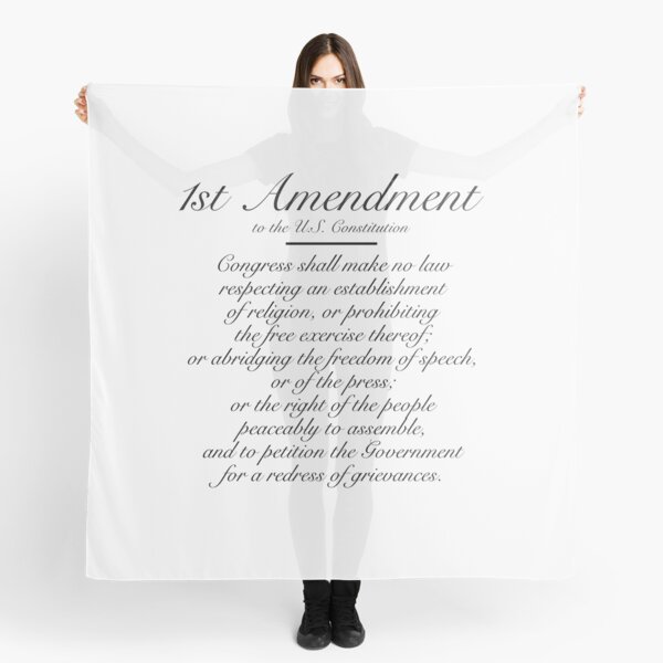 1st Amendment Scarf