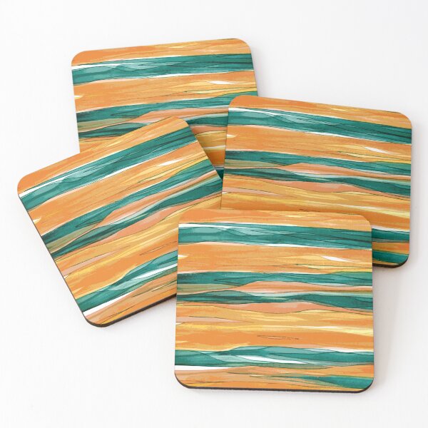 Item preview, Teal Orange River Flow designed and sold by Alexandria Levin.
