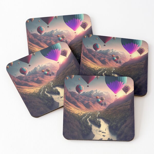 Item preview, Beautiful Valley of Hot Air Balloons designed and sold by ArcaneVisions.