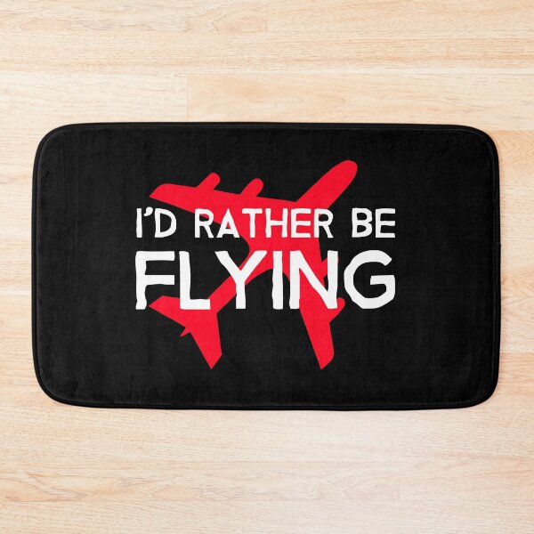 Item preview, Id Rather be Flying - Airplane Lover Quote - Aviation Slogan designed and sold by Ikaroots.